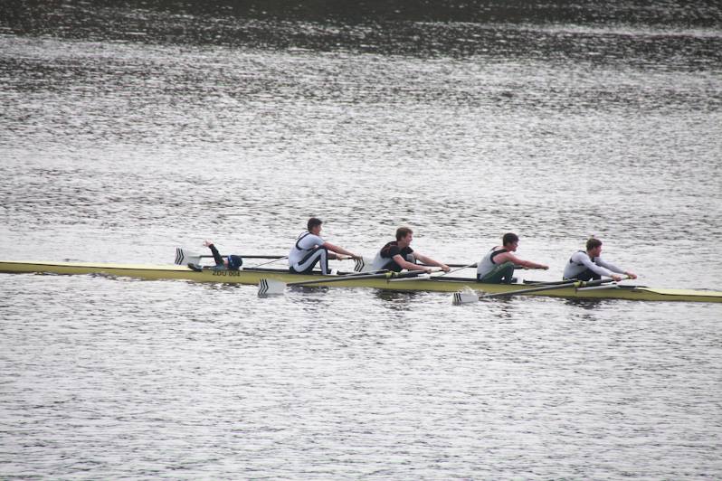 The winning Intermediate 4+ - (Bow) Mark Lavelle, Patrick Moreau, Brian McHenry, (Stk.) David Butler, Cox: Aine McConville