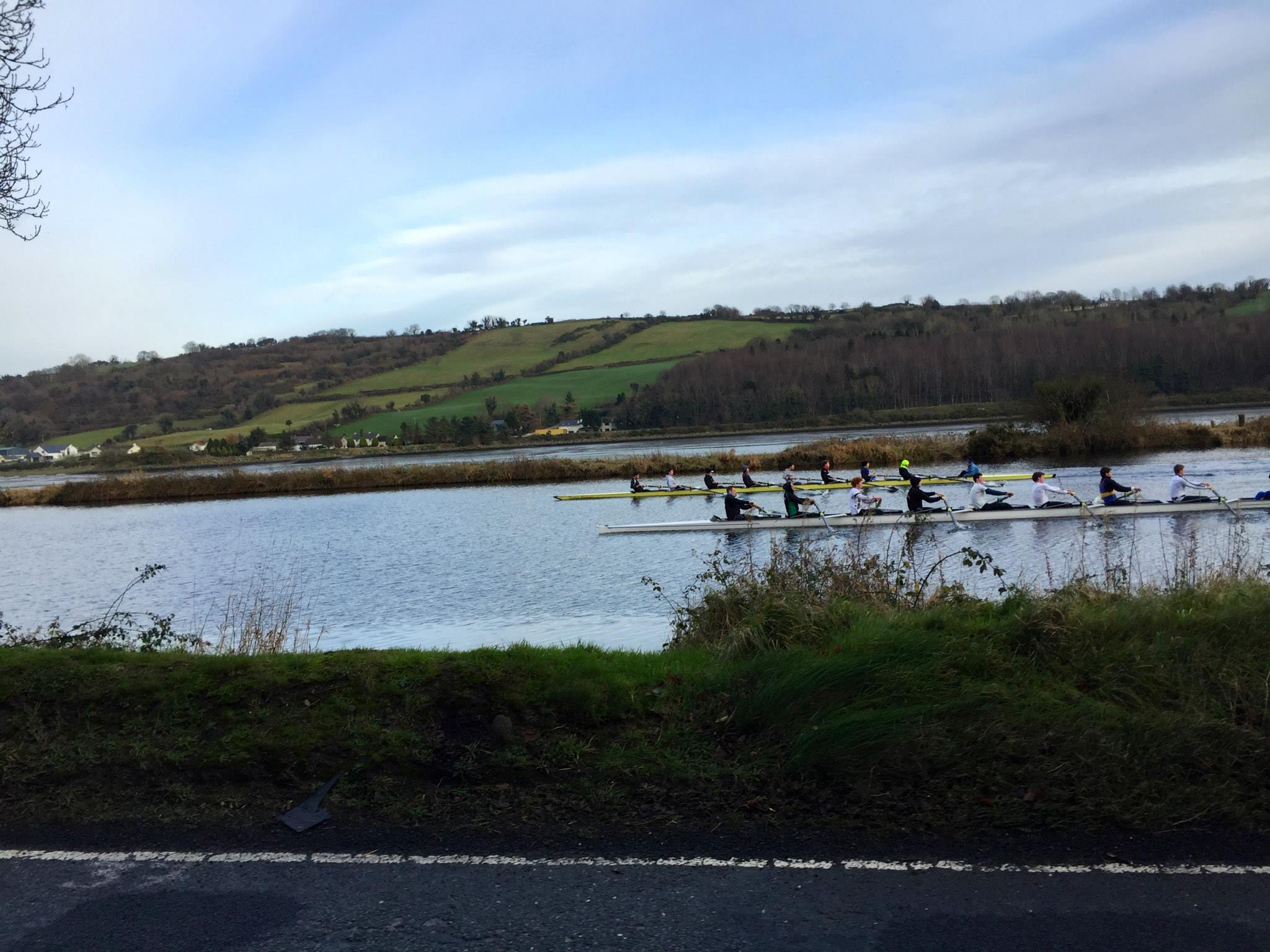 An old tradition returns- Trial VIIIs on the Newry Canal
