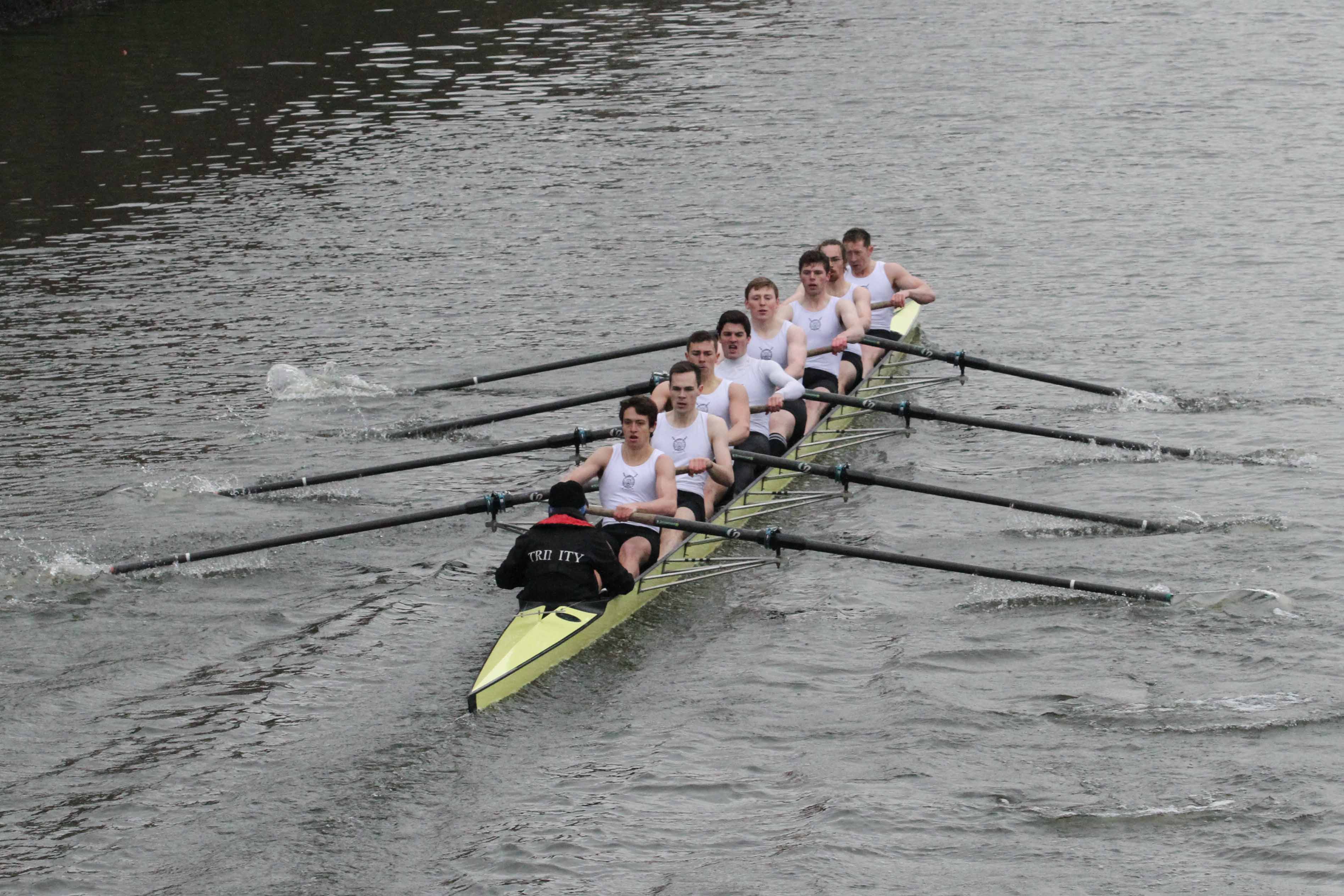 The winning Dan Quinn crew- Bow: J. Redmond, R. Dullagh, J. Gavin, D.  Healy, C. MacGuinness, C. DeCourcy, D. Pierse, Stk: A. Merle, Cox: A. O' Donnell